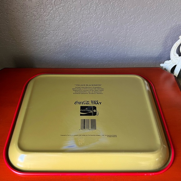 Coca Cola 1987 tin TRAY - Picture 4 of 5